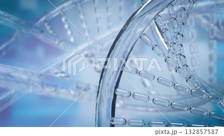 The DNA for Sci or technology concept 3d rendering. The DNA for Sci or technology concept 3d rendering. 132857587