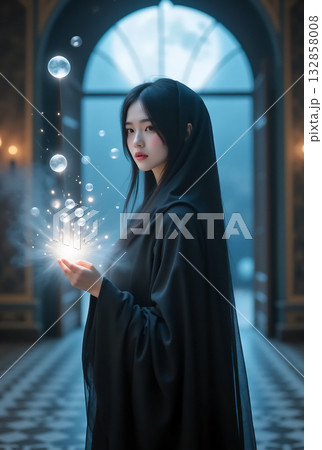 占いをする神秘的な女性 132858008