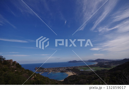 糸島 立石山尾根道より芥屋の大門 糸島 立石山尾根道より芥屋の大門 132859017