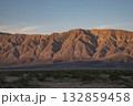 Desert Mountain Range at Sunset 132859458