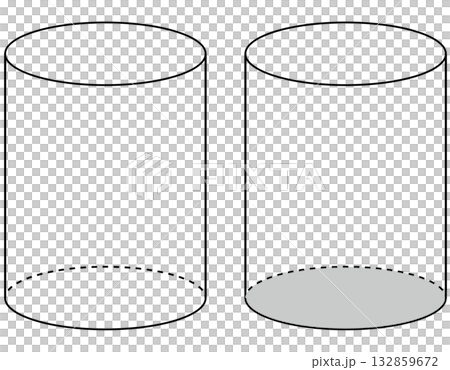 Cylinder (3D shape/arithmetic teaching material) 132859672