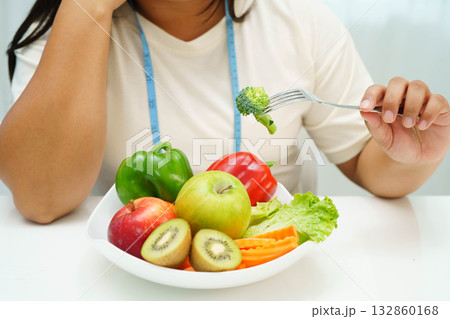 Diet healthy food eating for good health. Diet healthy food eating for good health. 132860168