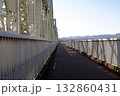長生橋の歩道橋(新潟県長岡市) 長生橋の歩道橋(新潟県長岡市) 132860431