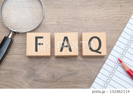 FAQ（チェックリストと虫メガネ） 132862114