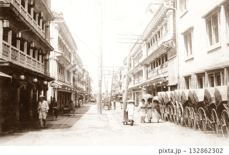 古写真　1907-1918年　東京　新吉原遊廓 132862302