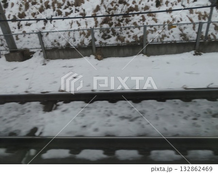 雪景色 線路 雪景色 線路 132862469