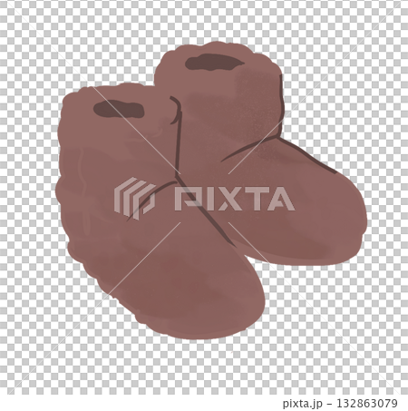 適合冬季室內穿著的毛絨靴 適合冬季室內穿著的毛絨靴 132863079