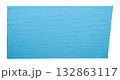 light blue crumpled torn tape isolated on transparent background. 132863117