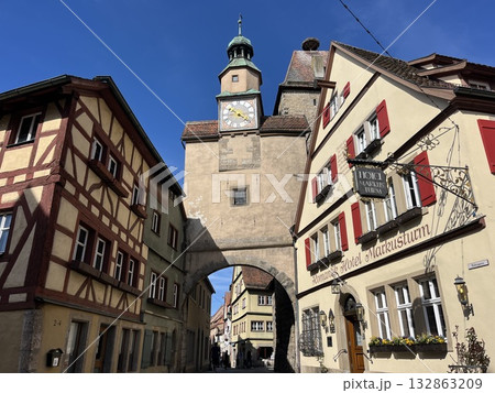 ドイツ・バイエルン州にあるローテンブルク・オプ・デア・タウバー 132863209