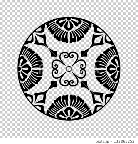 圖案：蝴蝶圓圈 132863252