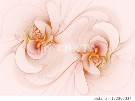 フラクタルの文様 132863334