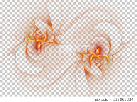 フラクタルの文様 132863334