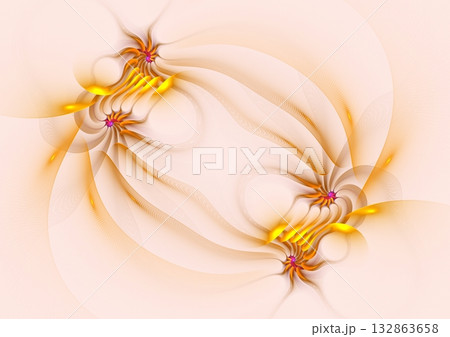 フラクタルの文様 132863658