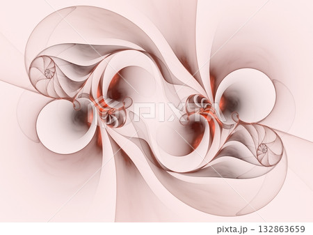 フラクタルの文様 132863659