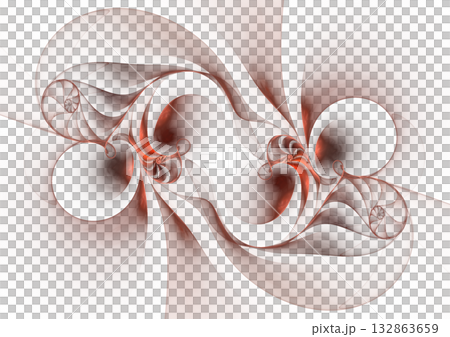 フラクタルの文様 132863659