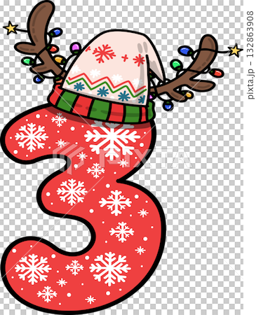 christmas, alphabet, font 132863908