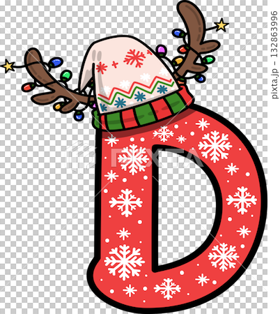 christmas, alphabet, font 132863996