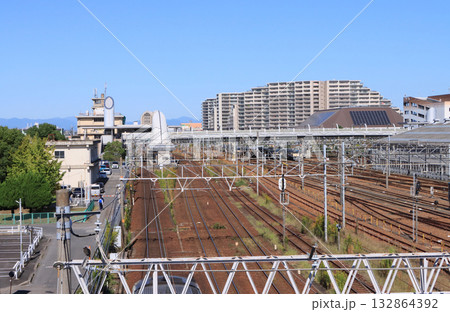 東海道本線　稲沢駅の構内 132864392