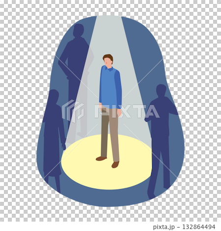 一個感到孤單的男人 132864494