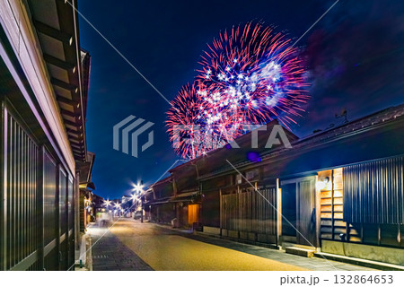 長良川花火大会打ち上げ花火 長良川花火大会打ち上げ花火 132864653