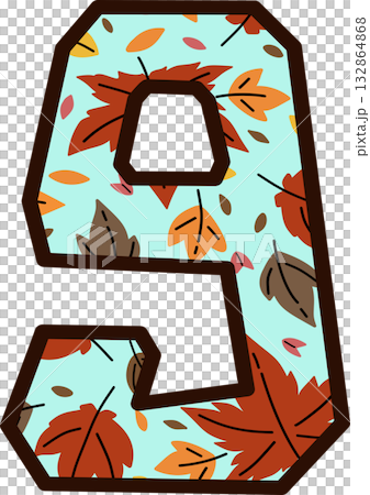 Autumn Leaves Pattern Number 9のイラスト素材 [132864868] - PIXTA