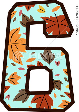 Autumn Leaves Pattern Number 6	 132865118
