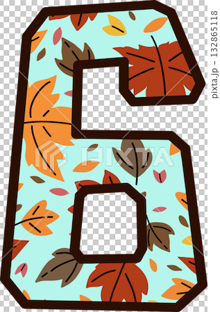Autumn Leaves Pattern Number 6	 132865118