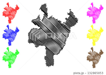 Queanbeyan Palerang Regional Council (Commonwealth of Australia, New South Wales, NSW) map vector illustration, scribble sketch Queanbeyan Palerang map Queanbeyan Palerang Regional Council (Commonwealth of Australia, New South Wales, NSW) map vector illustration, scribble sketch Queanbeyan Palerang map 132865853