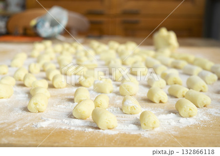 handmade gnocchi made at home handmade gnocchi made at home 132866118
