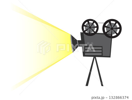 Movie time concept stock illustration. 132866374