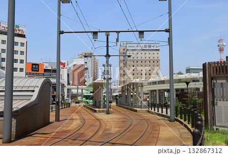 福井鉄道　福井駅前の停留所 132867312