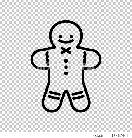 Simple illustration of ginger cookies 132867401