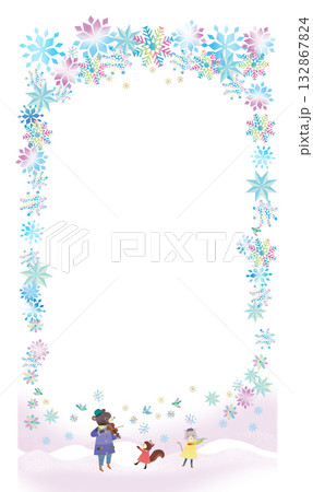 雪の結晶 雪の結晶 132867824