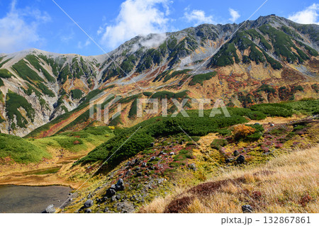 室堂平 立山連峰秋の絶景 立山黒部アルペンルート 富山県 室堂平 立山連峰秋の絶景 立山黒部アルペンルート 富山県 132867861