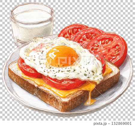 Breakfast toast 132869001