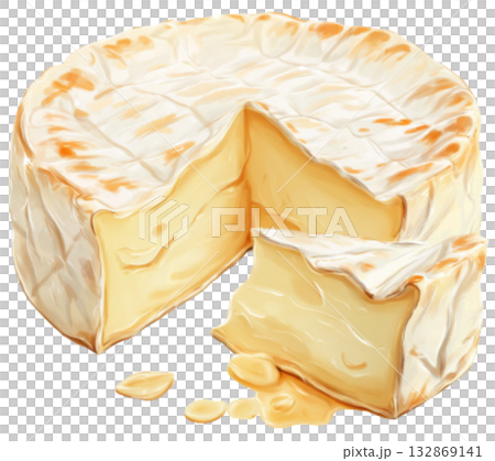 Camembert Cheese 132869141