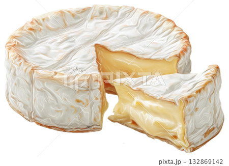 Camembert Cheese 132869142