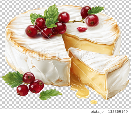 Camembert Cheese 132869149