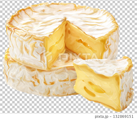 Camembert Cheese 132869151