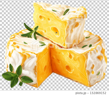 Camembert Cheese 132869152