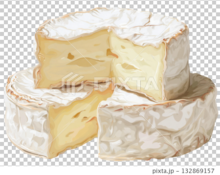 Camembert Cheese 132869157
