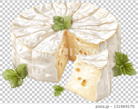 Camembert Cheese 132869170