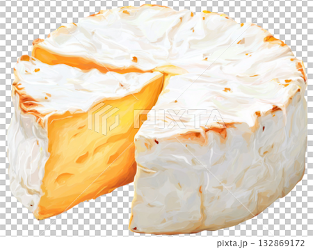Camembert Cheese 132869172