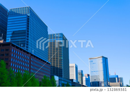 【東京都】5月・東京駅周辺の都市風景 【東京都】5月・東京駅周辺の都市風景 132869381