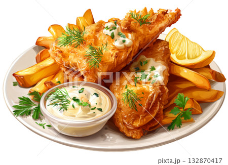 fish and ship fish and ship 132870417