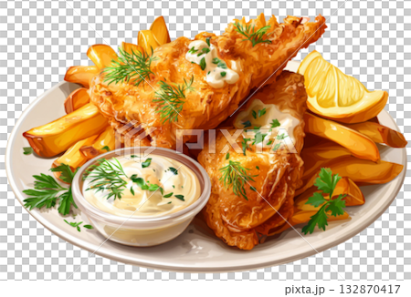 fish and ship fish and ship 132870417