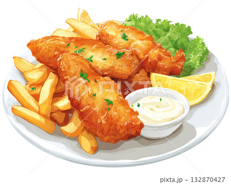 fish and ship 132870427