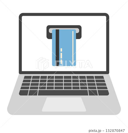 Credit card. ATM. Withdraw money 132870847