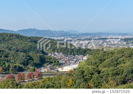 花のタワーから望む可児市方面（岐阜県） 132871520