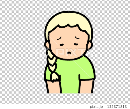 悲傷的金髮女孩 悲傷的金髮女孩 132871818